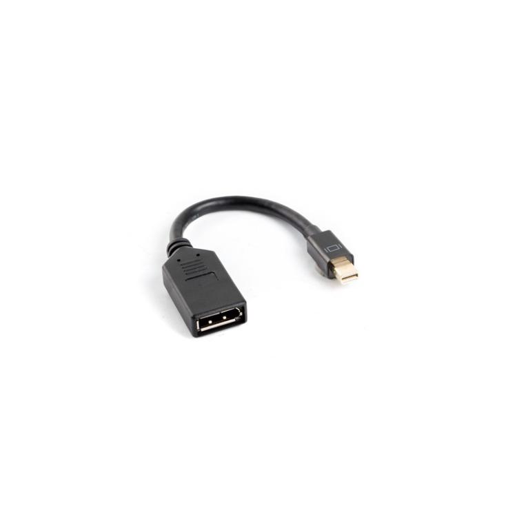 Lanberg - AD-0003-BK cable DisplayPort 0,12 m Mini DisplayPort Negro