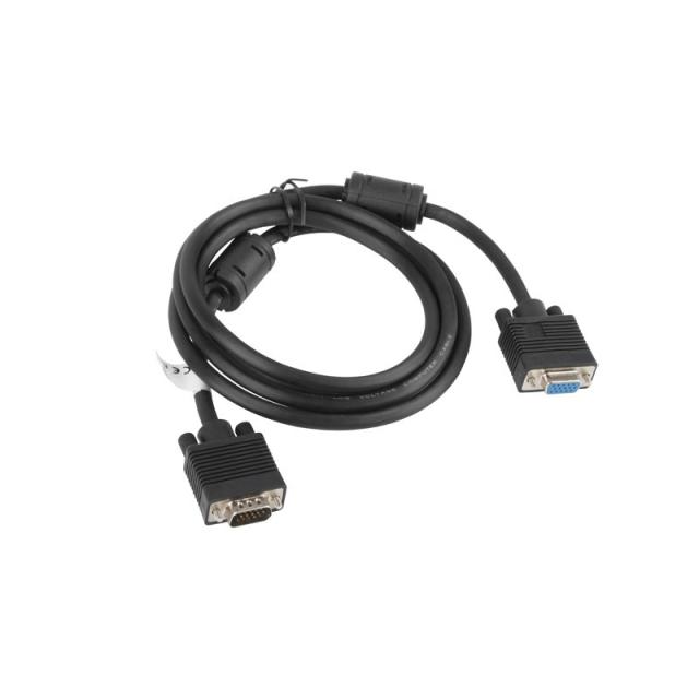 Lanberg - CA-VGAC-10CC-0018-B+ cable VGA 1,8 m VGA (D-Sub) Negro