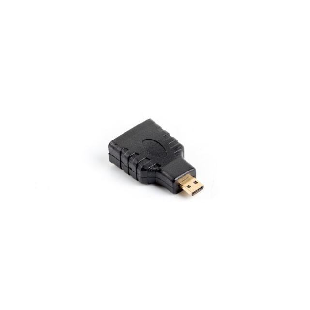 Lanberg - AD-0015-BK cambiador de género para cable HDMI Micro HDMI Negro
