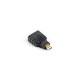 Lanberg - AD-0015-BK cambiador de género para cable HDMI Micro HDMI Negro