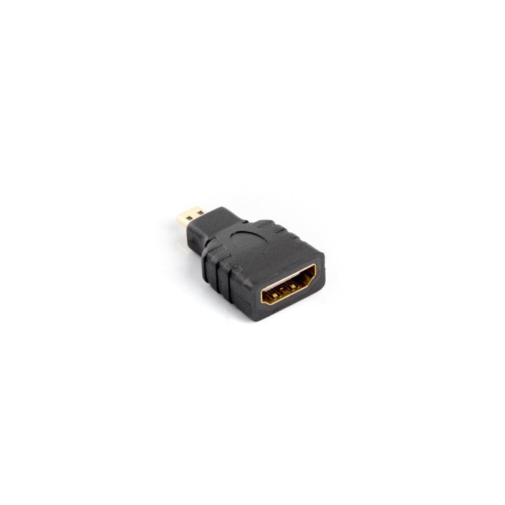 Lanberg - AD-0015-BK cambiador de género para cable HDMI Micro HDMI Negro
