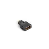 Lanberg - AD-0015-BK cambiador de género para cable HDMI Micro HDMI Negro