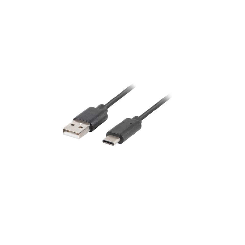 Lanberg - CA-USBO-20CU-0005-BK cable USB USB 2.0 0,5 m USB C USB A Negro