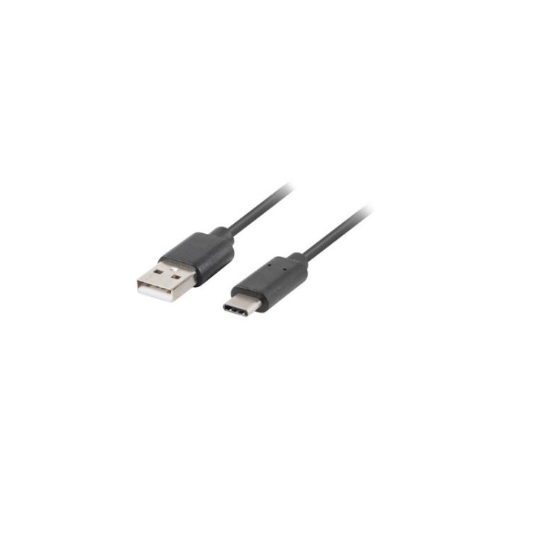 Lanberg - CA-USBO-20CU-0005-BK cable USB USB 2.0 0,5 m USB C USB A Negro