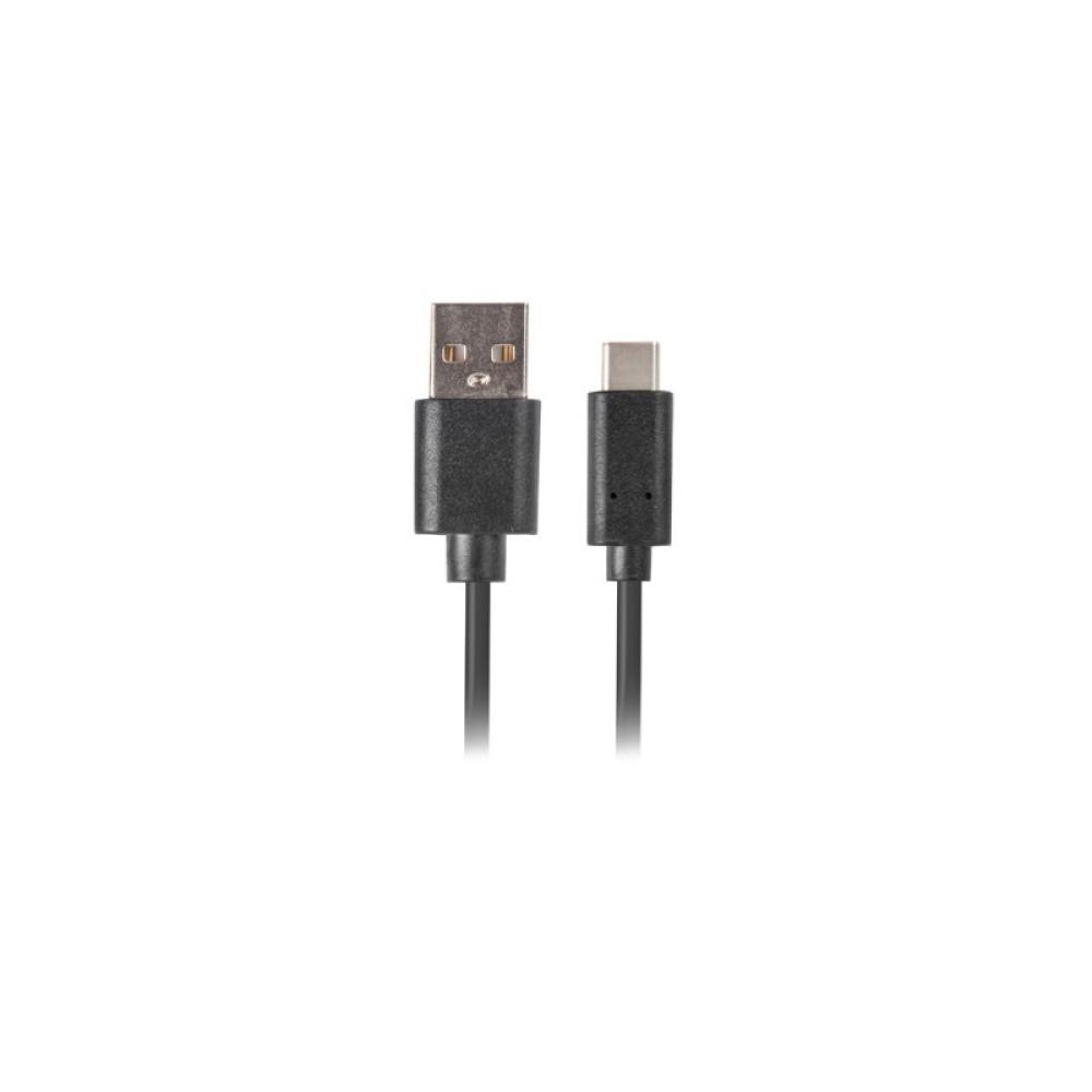 Lanberg - CA-USBO-20CU-0005-BK cable USB USB 2.0 0,5 m USB C USB A Negro