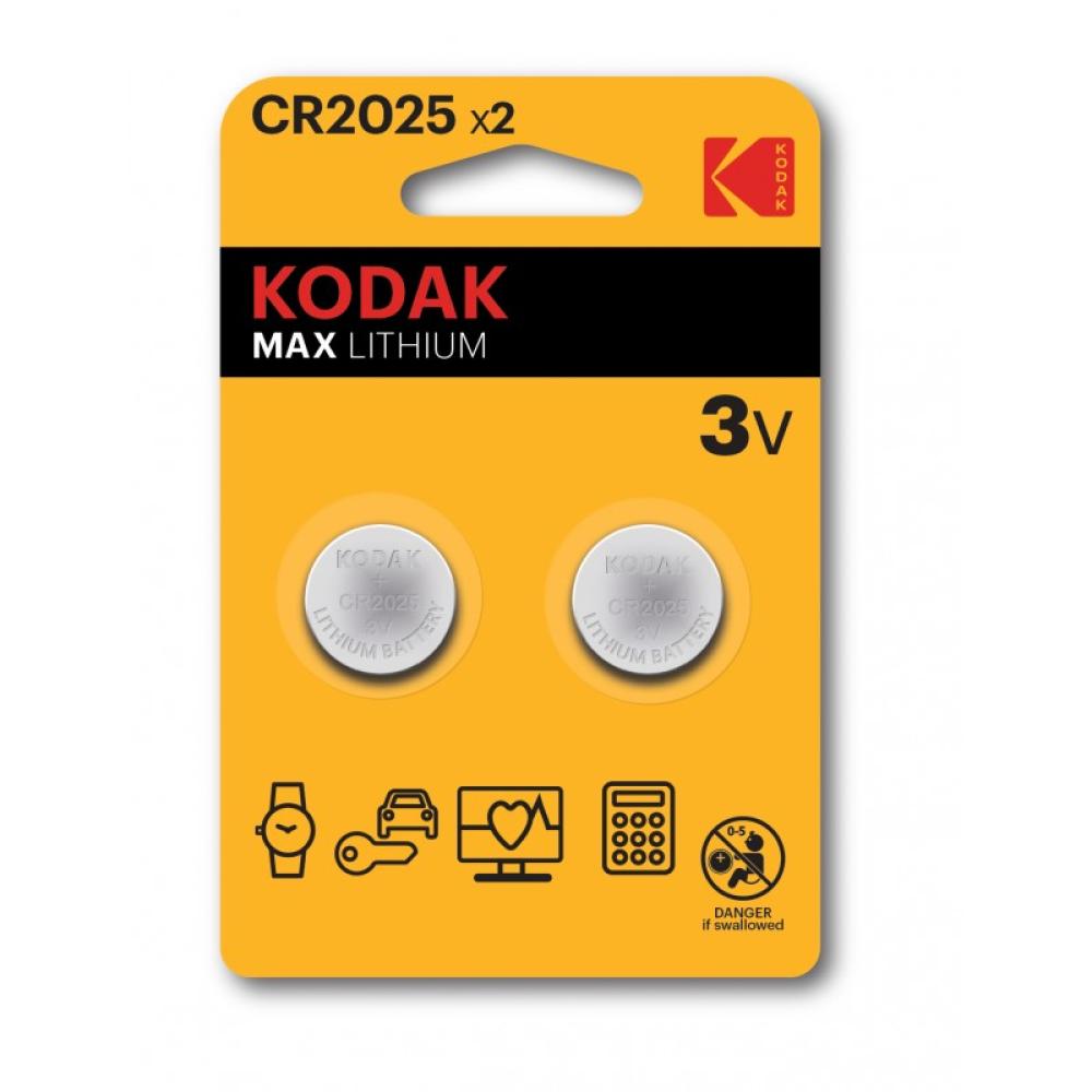 Kodak - CR2025 Batería de un solo uso Litio