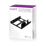 Ewent - EW7006 panel bahía disco duro 8,89 cm (3.5") Panel embellecedor frontal Negro