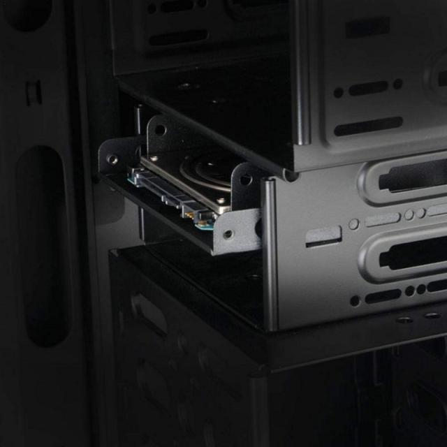 Ewent - EW7006 panel bahía disco duro 8,89 cm (3.5") Panel embellecedor frontal Negro