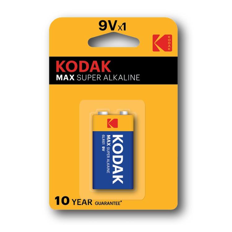Kodak - 9V Batería de un solo uso Alcalino