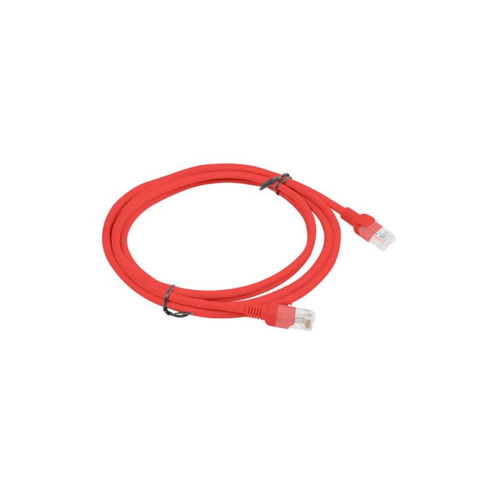 Lanberg - PCU6-10CC-0200-R cable de red Rojo 2 m Cat6 U/UTP (UTP)