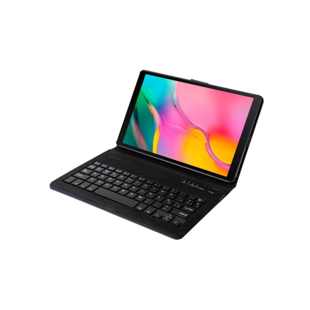SilverHT - Funda con teclado Bluetooth para tablet Samsung TAB A 2019 10''1 pulgadas (T510/T515) Azul