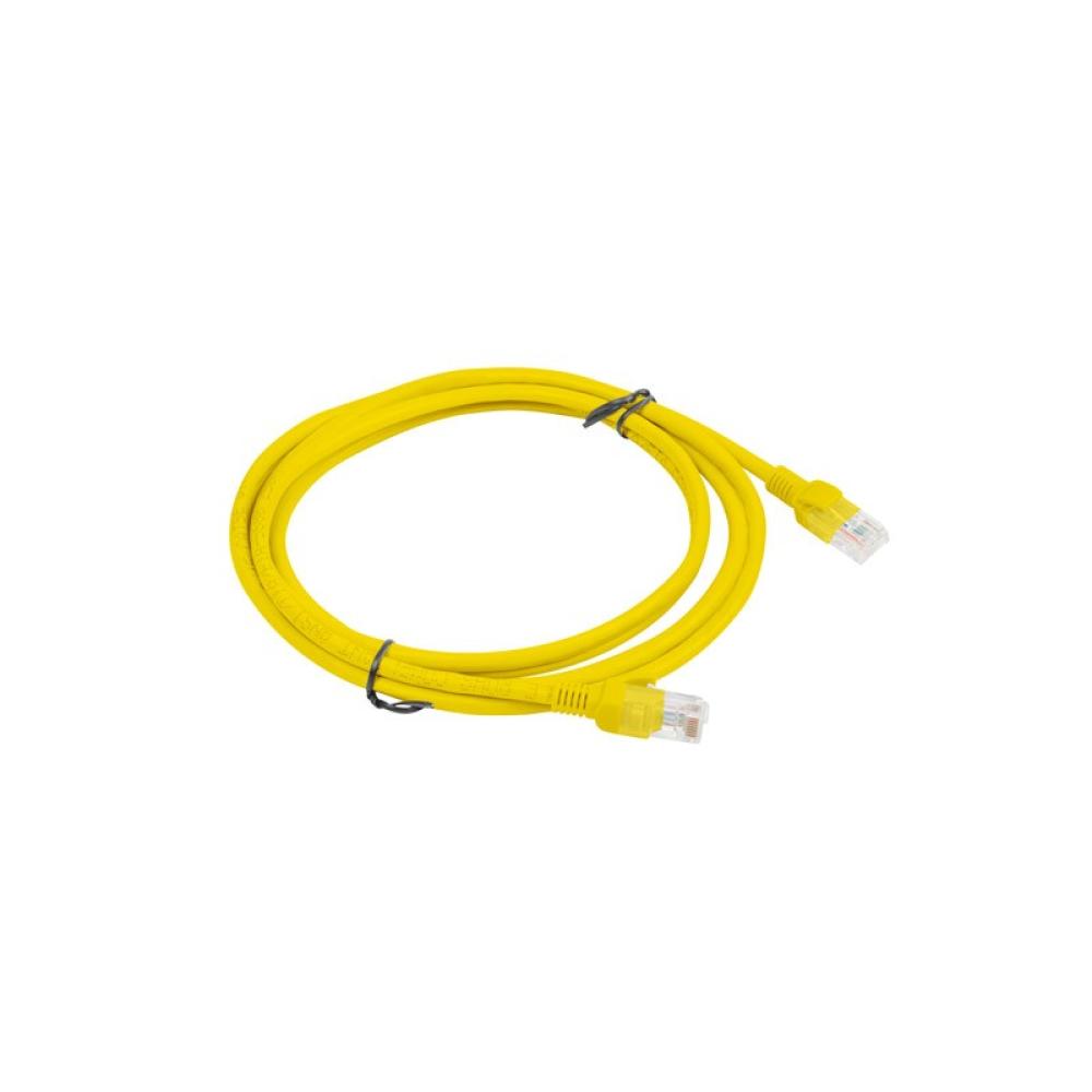 Lanberg - PCU6-10CC-0200-Y cable de red Amarillo 2 m Cat6 U/UTP (UTP)