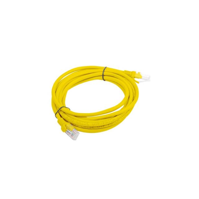Lanberg - PCU6-10CC-0300-Y cable de red Amarillo 3 m Cat6 U/UTP (UTP)