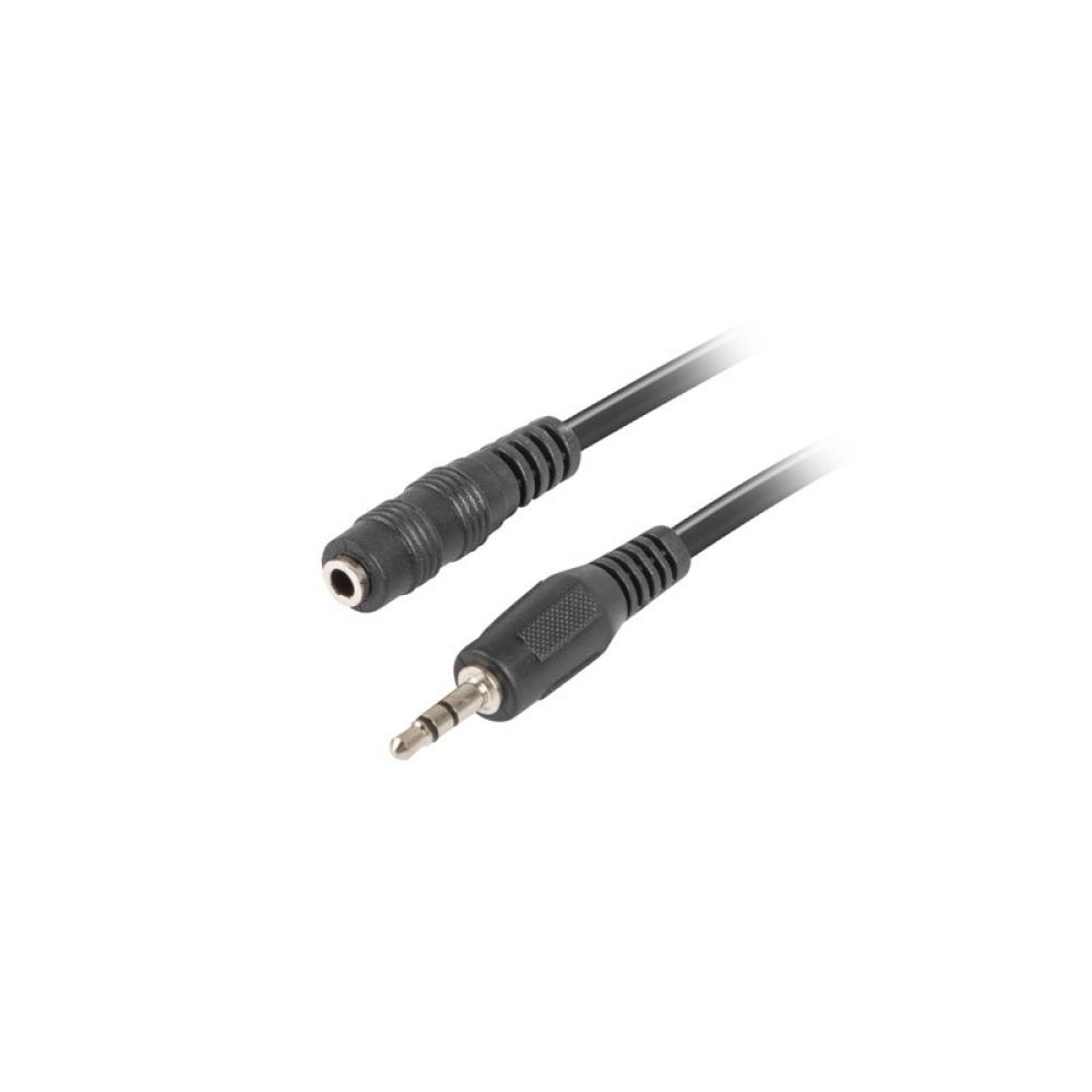 Lanberg - CA-MJFJ-10CC-0015-BK cable de audio 1,5 m 3,5mm Negro