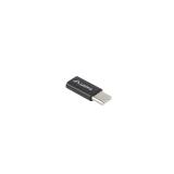 Lanberg - AD-UC-UM-02 cable gender changer USB 2.0 Type C Micro-USB 2.0 Type B Negro