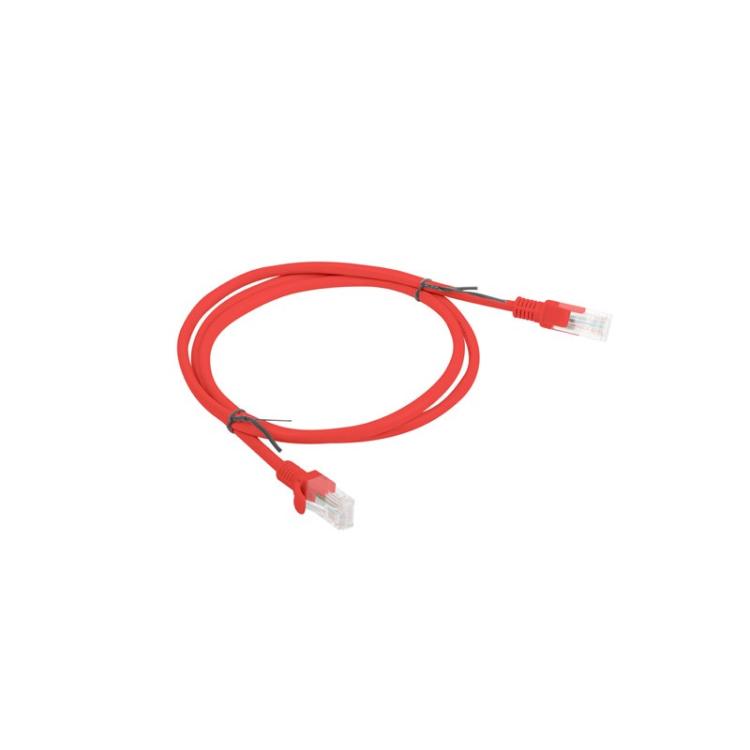 Lanberg - PCU6-10CC-0100-R cable de red Rojo 1 m Cat6 U/UTP (UTP)