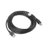 Lanberg - CA-USBE-10CC-0050-BK cable USB USB 2.0 5 m USB A Negro