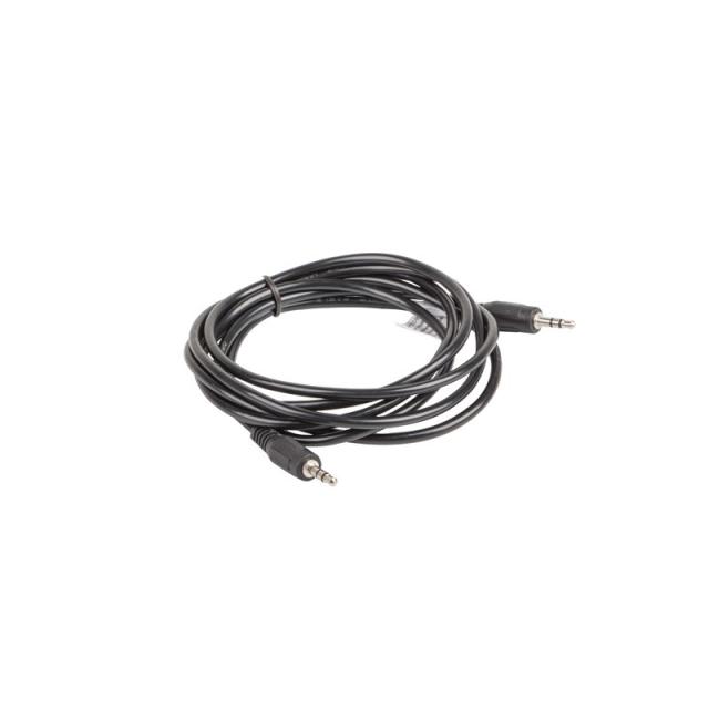 Lanberg - CA-MJMJ-10CC-0020-BK cable de audio 2 m 3,5mm Negro