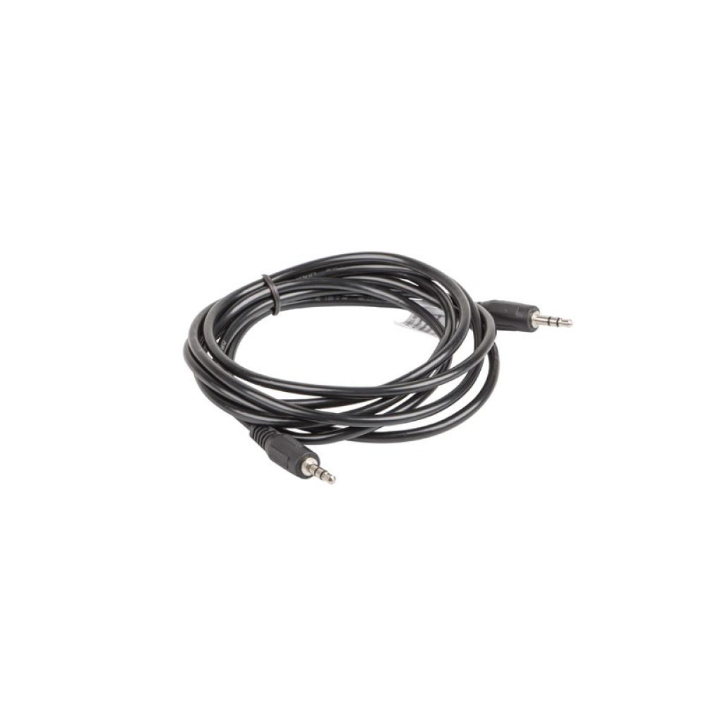 Lanberg - CA-MJMJ-10CC-0020-BK cable de audio 2 m 3,5mm Negro