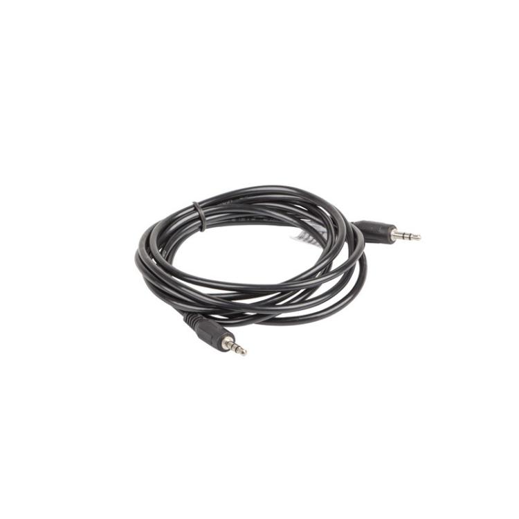 Lanberg - CA-MJMJ-10CC-0020-BK cable de audio 2 m 3,5mm Negro