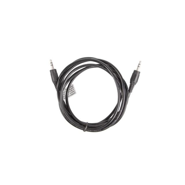 Lanberg - CA-MJMJ-10CC-0020-BK cable de audio 2 m 3,5mm Negro
