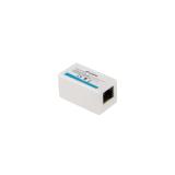 Lanberg - AD-RJ45-RJ45-OU5 cambiador de género para cable RJ-45 Blanco