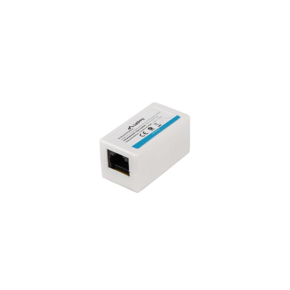 Lanberg - AD-RJ45-RJ45-OU5 cambiador de género para cable RJ-45 Blanco