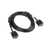 Lanberg - CA-VGAC-10CC-0030-B cable VGA 3 m VGA (D-Sub) Negro