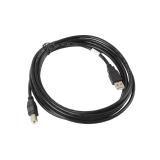 Lanberg - CA-USBA-10CC-0030-BK cable USB USB 2.0 3 m USB B Negro