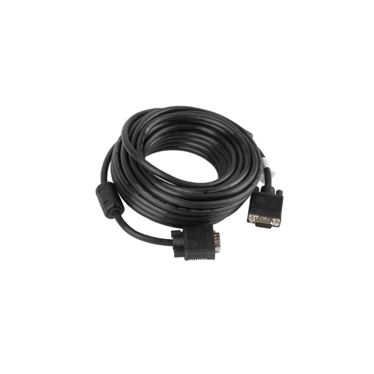Lanberg - CA-VGAC-10CC-0100-B cable VGA 10 m VGA (D-Sub) Negro