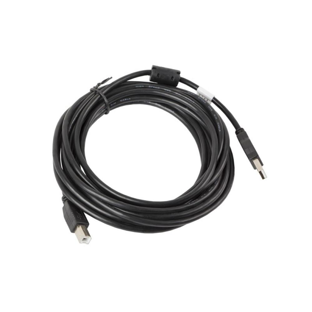 Lanberg - CA-USBA-11CC-0050-BK cable USB USB 2.0 5 m USB B Negro