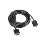 Lanberg - CA-VGAC-10CC-0050-B cable VGA 5 m VGA (D-Sub) Negro
