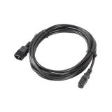 Lanberg - CA-C13E-11CC-0050-BK cable de transmisión Negro 5 m C13 acoplador C14 acoplador