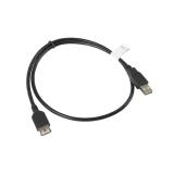Lanberg - CA-USBE-10CC-0007-BK cable USB USB 2.0 0,7 m USB A Negro