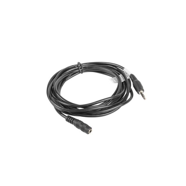 Lanberg - CA-MJFJ-10CC-0030-BK cable de audio 3 m 3,5mm Negro