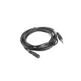 Lanberg - CA-MJFJ-10CC-0030-BK cable de audio 3 m 3,5mm Negro
