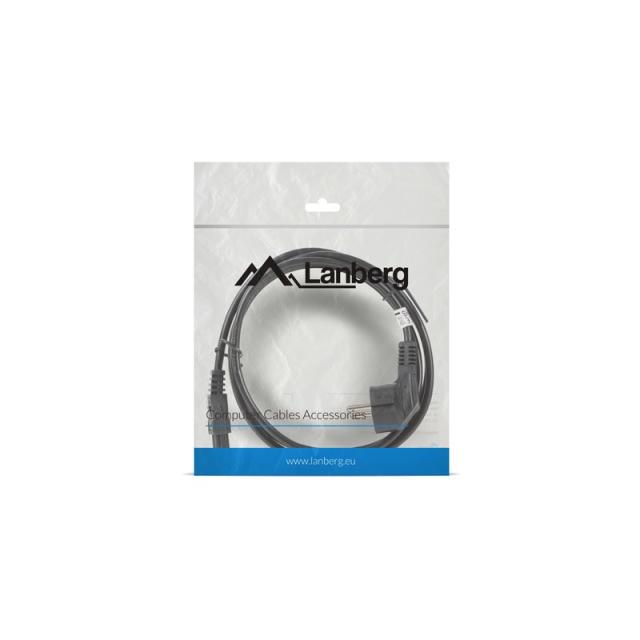 Lanberg - CA-C5CA-11CC-0018-BK cable de transmisión Negro 1,8 m CEE7/7 C5 acoplador