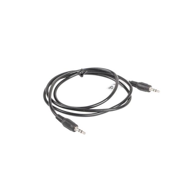 Lanberg - CA-MJMJ-10CC-0012-BK cable de audio 1,2 m 3,5mm Negro
