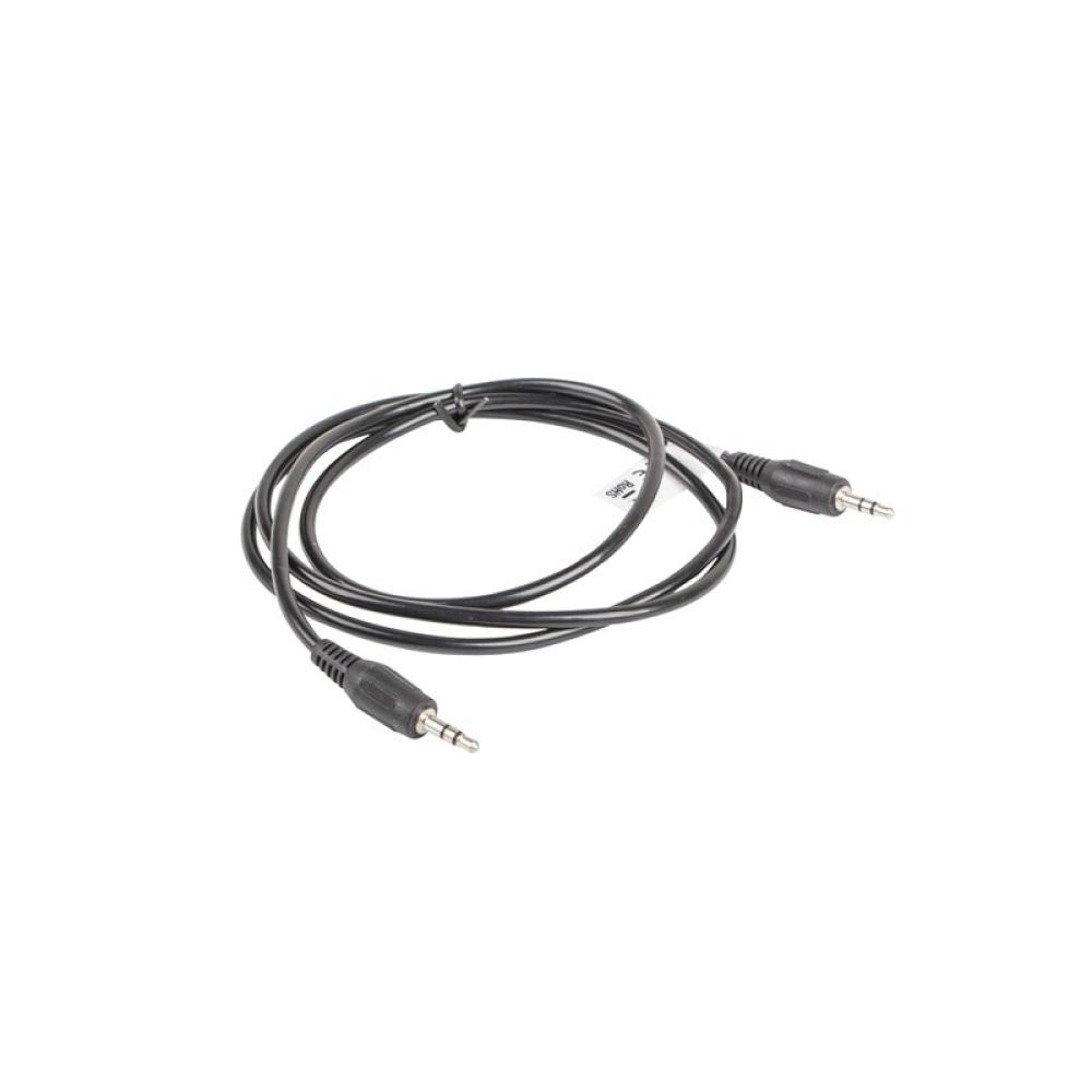 Lanberg - CA-MJMJ-10CC-0012-BK cable de audio 1,2 m 3,5mm Negro