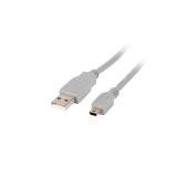 Lanberg - CA-USBK-10CC-0018-S cable USB USB 2.0 1,8 m Mini-USB A USB A Gris