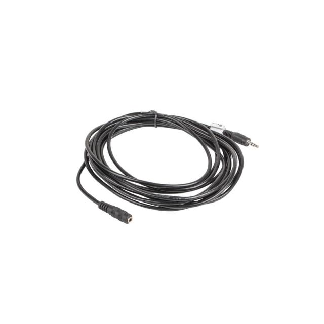 Lanberg - CA-MJFJ-10CC-0050-BK cable de audio 5 m 3,5mm Negro