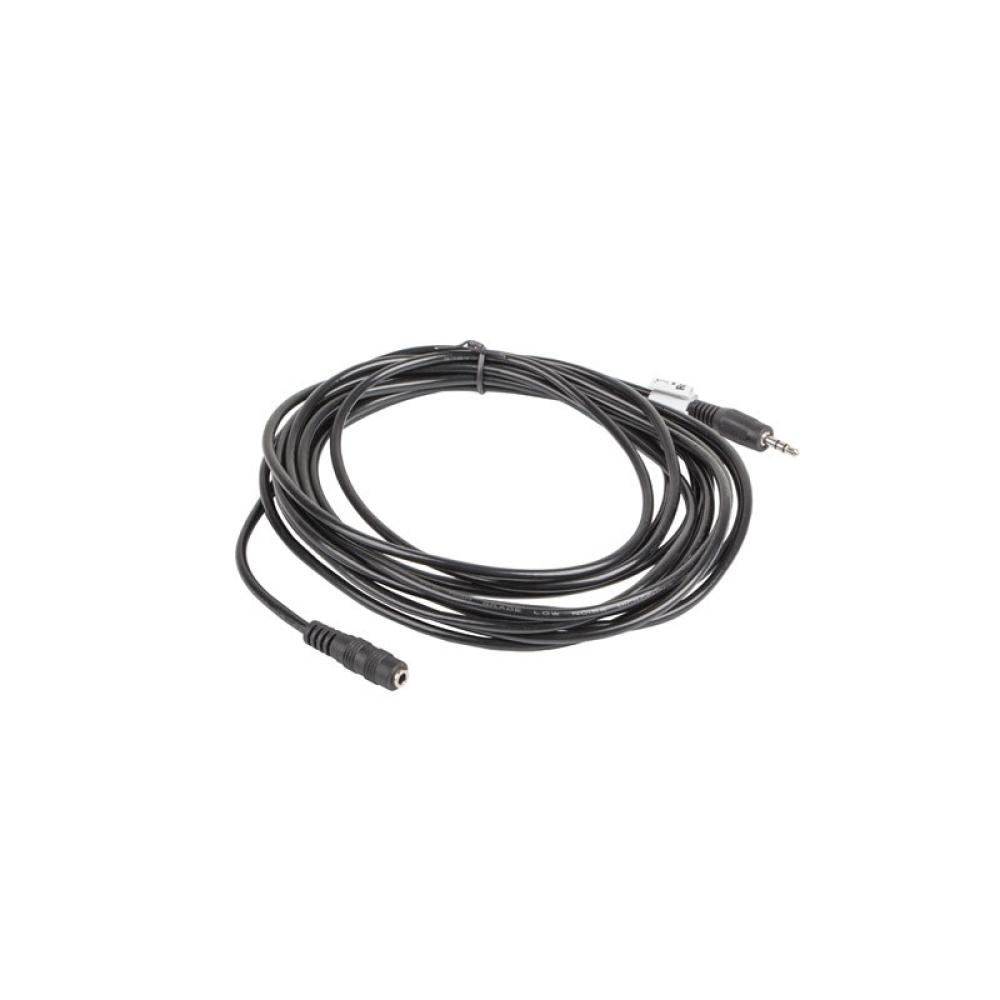 Lanberg - CA-MJFJ-10CC-0050-BK cable de audio 5 m 3,5mm Negro