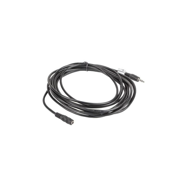 Lanberg - CA-MJFJ-10CC-0050-BK cable de audio 5 m 3,5mm Negro
