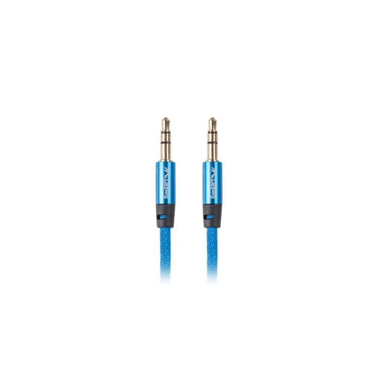 Lanberg - CA-MJMJ-10CU-0010-BL cable de audio 1 m 3,5mm Azul