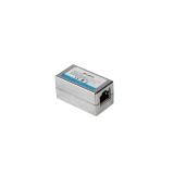 Lanberg - AD-RJ45-RJ45-OS6 cambiador de género para cable RJ-45 Plata