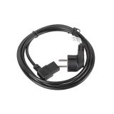 Lanberg - CA-C13C-12CC-0018-BK cable de transmisión Negro 2 m C13 acoplador CEE7/7