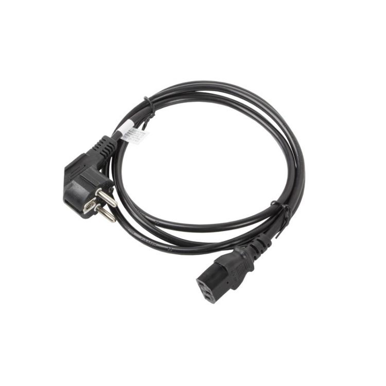 Lanberg - CA-C13C-11CC-0018-BK cable de transmisión Negro 1,8 m C13 acoplador CEE7/7