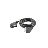Lanberg - CA-EUEU-10CC-0018-BK cable EUROCONECTOR 1,8 m SCART (21-pin) Negro