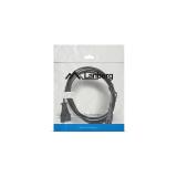 Lanberg - CA-C7CA-10CC-0018-BK cable de transmisión Negro 1,8 m C7 acoplador CEE7/16