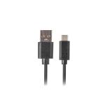 Lanberg - CA-USBO-20CU-0010-BK cable USB USB 2.0 1 m USB A USB C Negro
